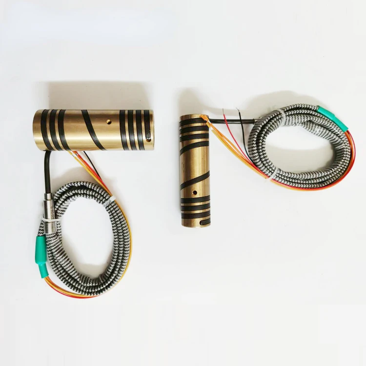 220v Electric Resistance heating element brass coil hot runner nozzle heater for Injection Molding Machine