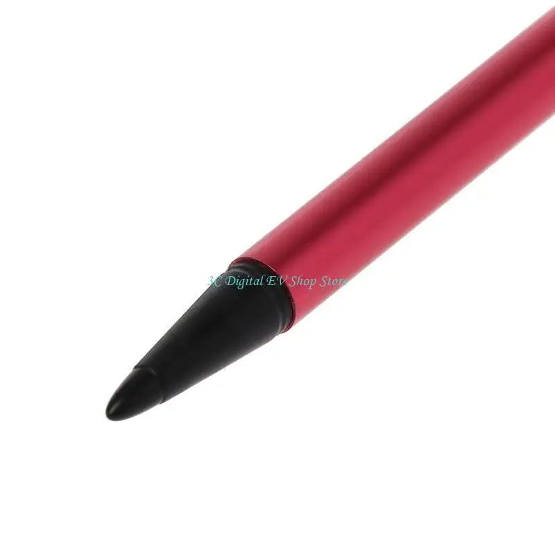 

E74D Pen Capacitive Resistive 2 Way Rubber Pencil For Phone Tablet Laptop