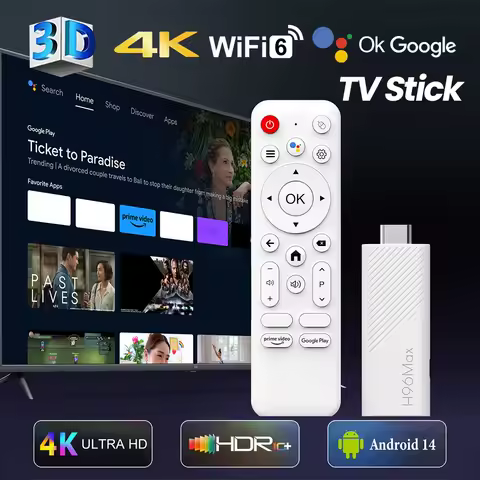 2025 New H96 MAX Android TV Stick Allwinner H313 with 2.4G Wifi 5G Wifi6 Dual Brand 8GB 16GB 4K 3D HDR Goole Voice Remote