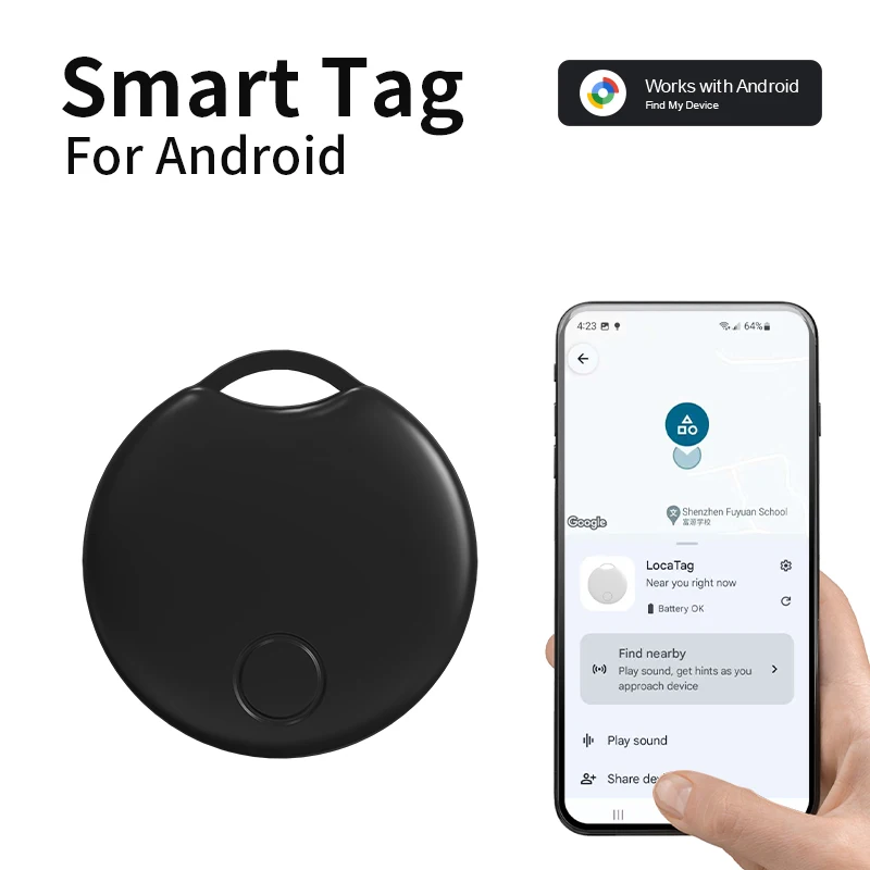 RSH Smart GPS Tracker für Android Google-zertifizierter Tag für Google's Find Hub App Global Locator für Xiaomi Overseas Samsung – Detail 1