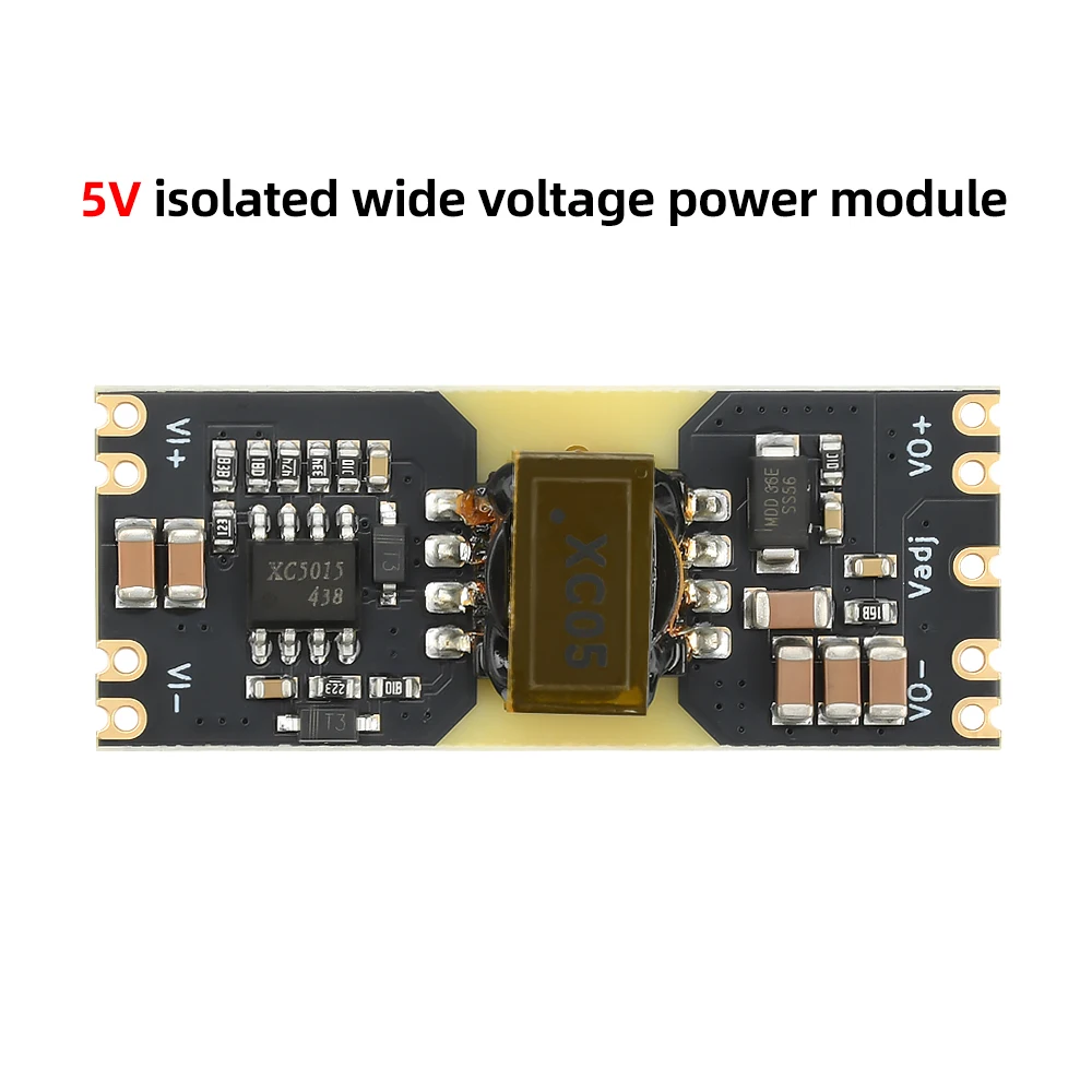 XC5015 Isolated DC Power Module Wide Volt 9-42V to ±5V/±12V Step-Down Stabilizer Low-Ripple Power Supply Module Reserved LDO