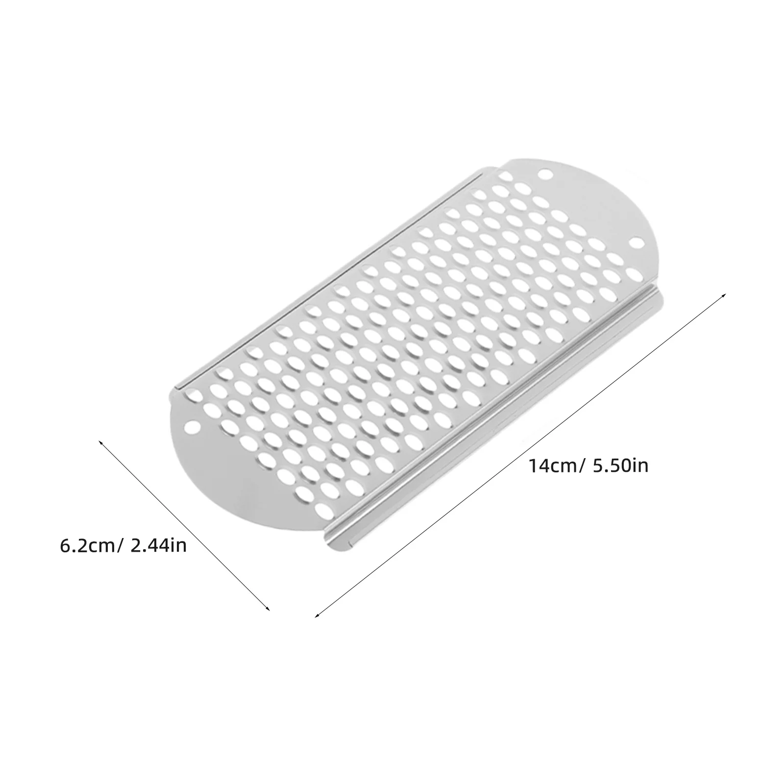 4 قطعة ملف القدم للبشرة الميتة دليل الكالس مزيل الفولاذ المقاوم للصدأ باديكير أداة العناية بالقدم الجافة متصدع كعب مكشطة #5
