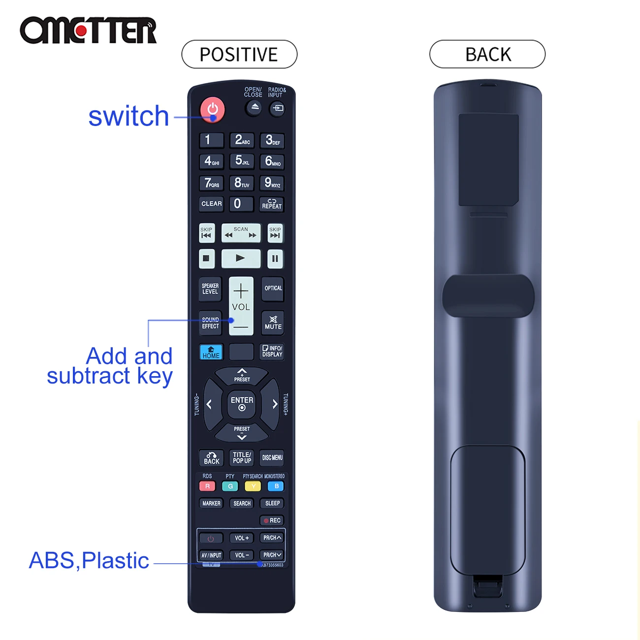 Nowy pilot zdalnego sterowania AKB73355603 do blu-ray systemu hi-fi FX166 FXS166V FX165DAB