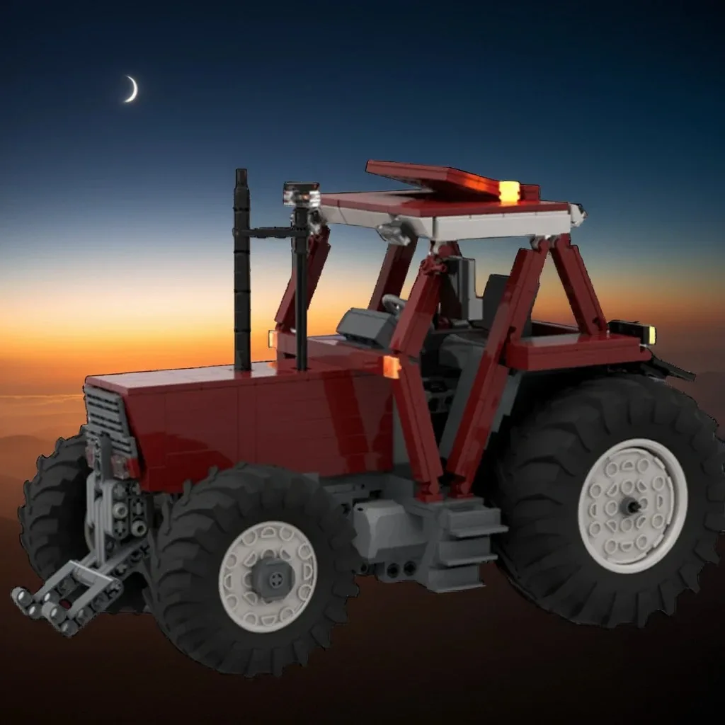 

1001 шт. MOC Fiatagri 180-90 DT Turbo классический фермерский трактор DIY модель строительные блоки игрушки на день рождения подарок