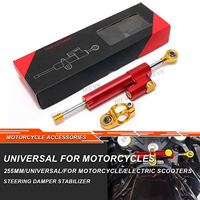 255MM Universal Motorcycle Steering Damper Stabilizer For YAMAHA YZF R1 R3 R6 R25 MT03 MT25 MT09 2005-2016 Electric Scooter