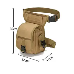 Waterproof Leg Bag Hip Drop Belt Waist Fanny Pack Oxford Cloth Hiking Camping Outdoor Sports