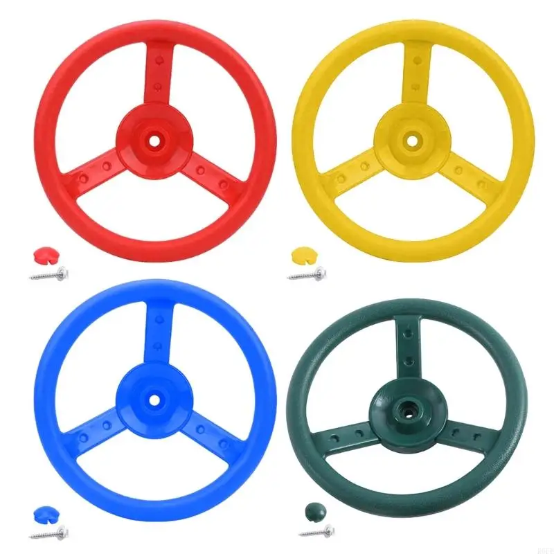 

R6FE Plastic Playgrounds Steering Wheels Ship Wheels Replacement Swingset Steering Wheels Playgrounds Accessories