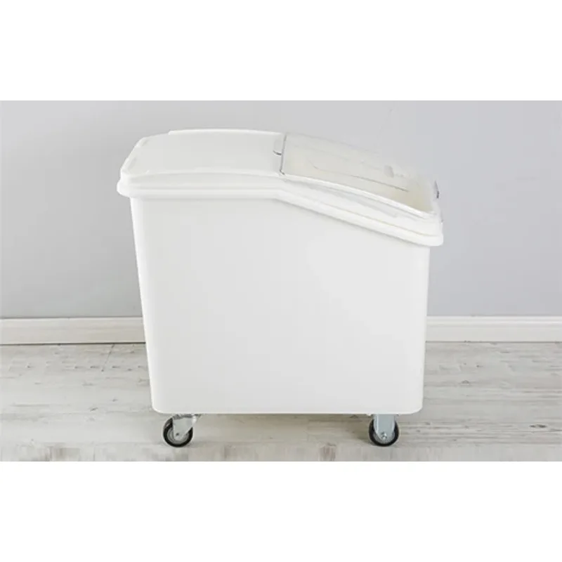 لوازم المطاعم التجارية للتقديم، سعة كبيرة لتخزين المواد الغذائية، صندوق المكونات البلاستيكية للدقيق