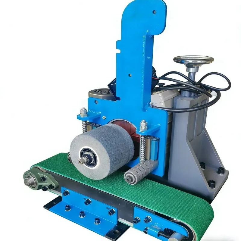 Deburring machine stainless steel wire drawing]] Abrasive belt small desktop grinding y