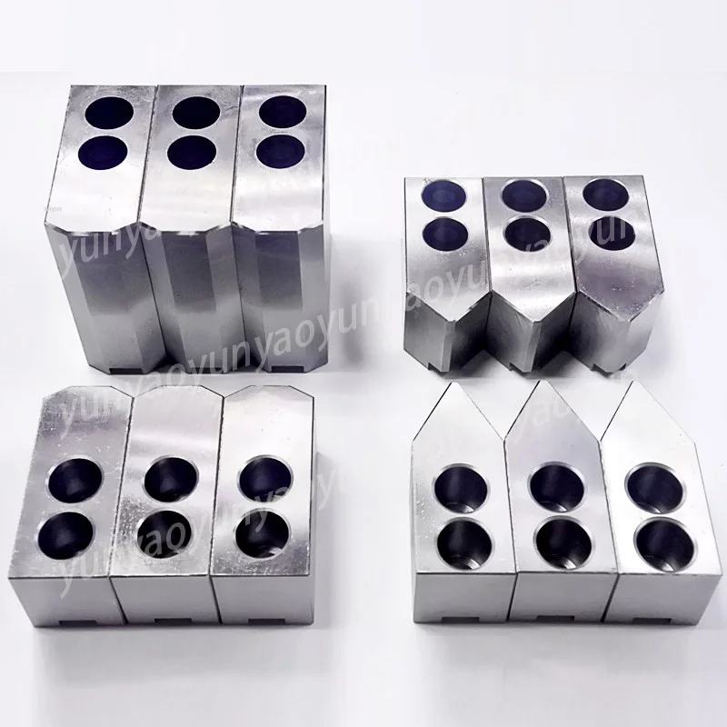 

6-дюймовый гидравлический патрон с мягкими губками, увеличенной высотой, многоугольный, для тяжелых условий эксплуатации, высокоточный, для токарных станков, с надежным зажимом