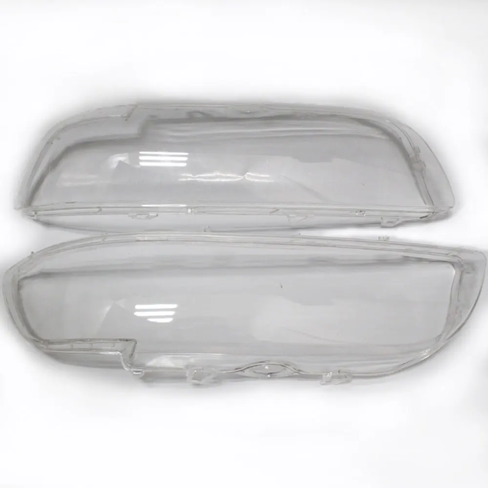 1Pair Left Right Side Front Headlamp Lens Cover PC Shell for BMW E39 Facelift 525i 528i 1996-2003 4 Door 63128375301 63128375302