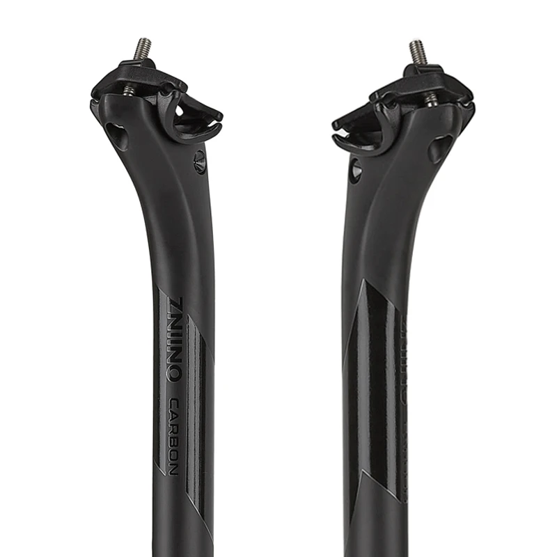 2022 New ZNIINO  20mm Carbon offset Seatpost 27.2/30.8/31.6*400/350mm Carbon Bike Cycling Parts MTB/Road bicycles 3K