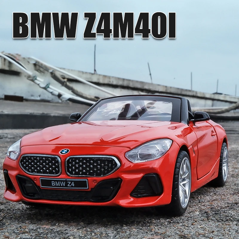 1:30 BMW Z4 Supercar Alloy Car Die Cast Toy Car Model Sound and Light Children\'s Toy Collectibles Birthday gift