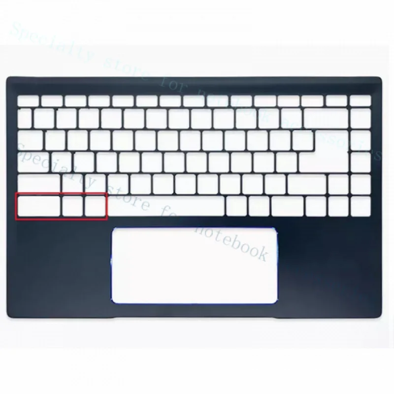 Penutup Bezel Keyboard Palmrest Biru A++ untuk MSI Prestige 14 MS-14C1 14C2 14C4 P14