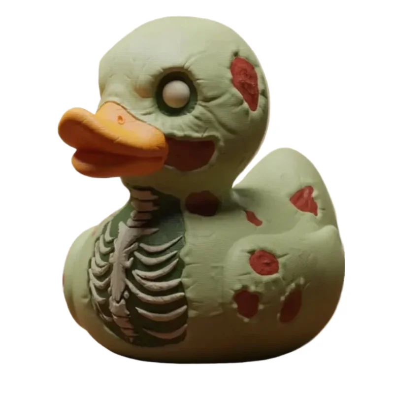 

Halloween Zombie Duck Figurine Gothic Home Decor Spooky Resin Statue