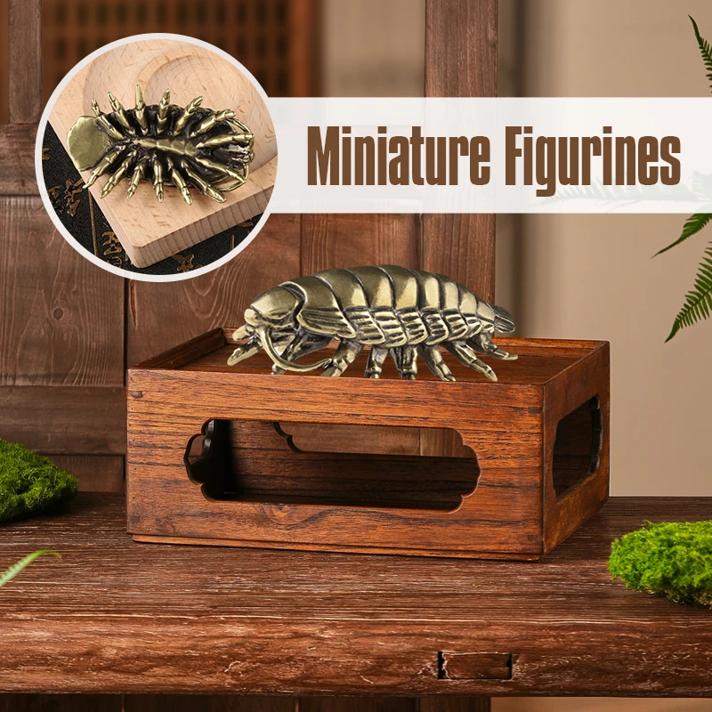 

Giant Isopod Brass Decorative Figurines Prehistoric Marine Life Metal Figurine High Quality Copper Ornaments Desktop Decoration