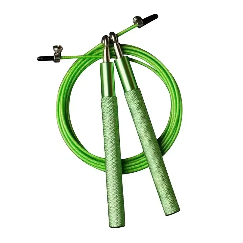 Professional Steel Wire Skipping Rope with Smooth Ball Bearings Aluminum Alloy Handles Adjustable Speed Jump Rope for Fitness Tr