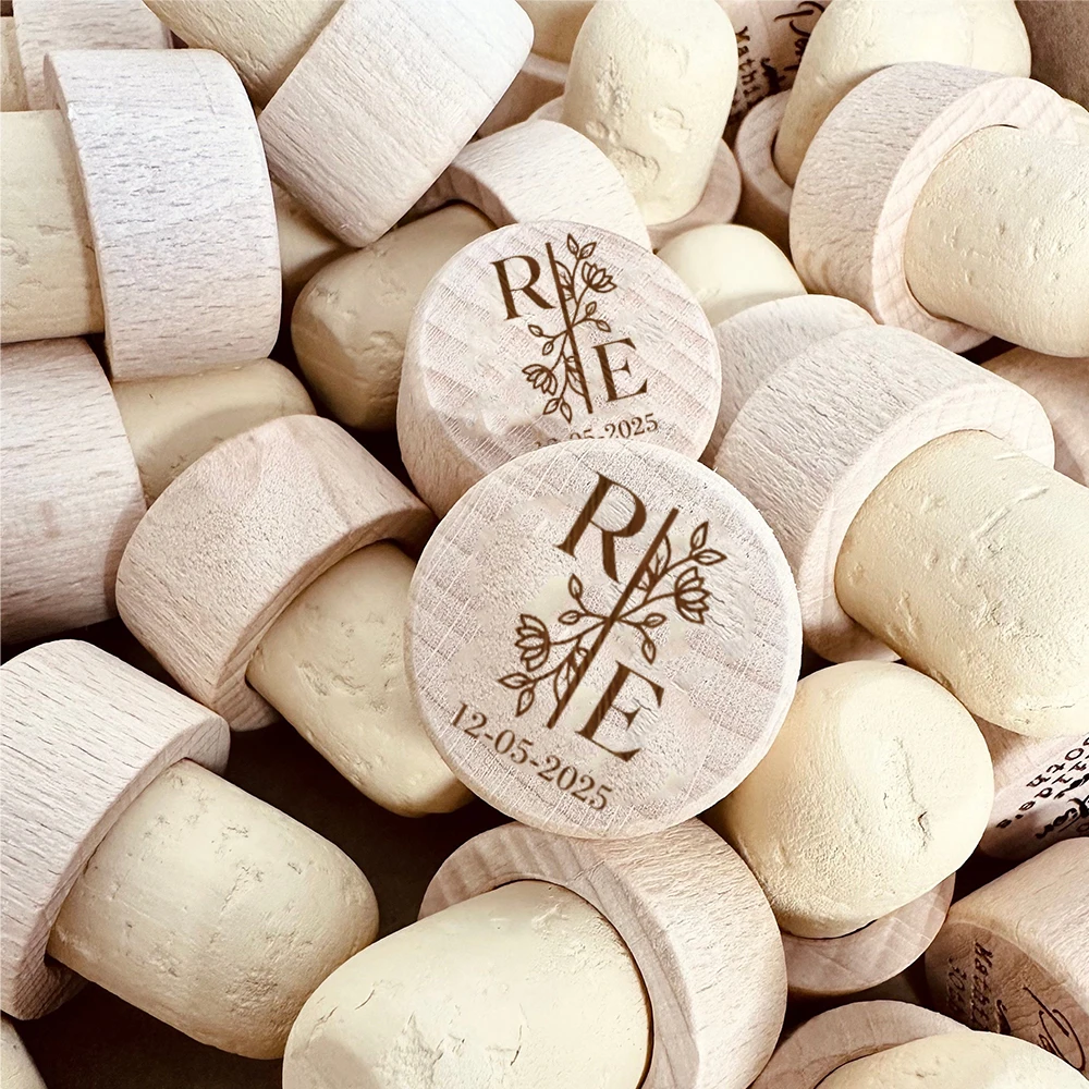 10 20 30 40 50 60 70 80 sztuk niestandardowych korków do wina upominki ślubne dla gości spersonalizowany prezent na wieczór panieński upominki na przyjęcie