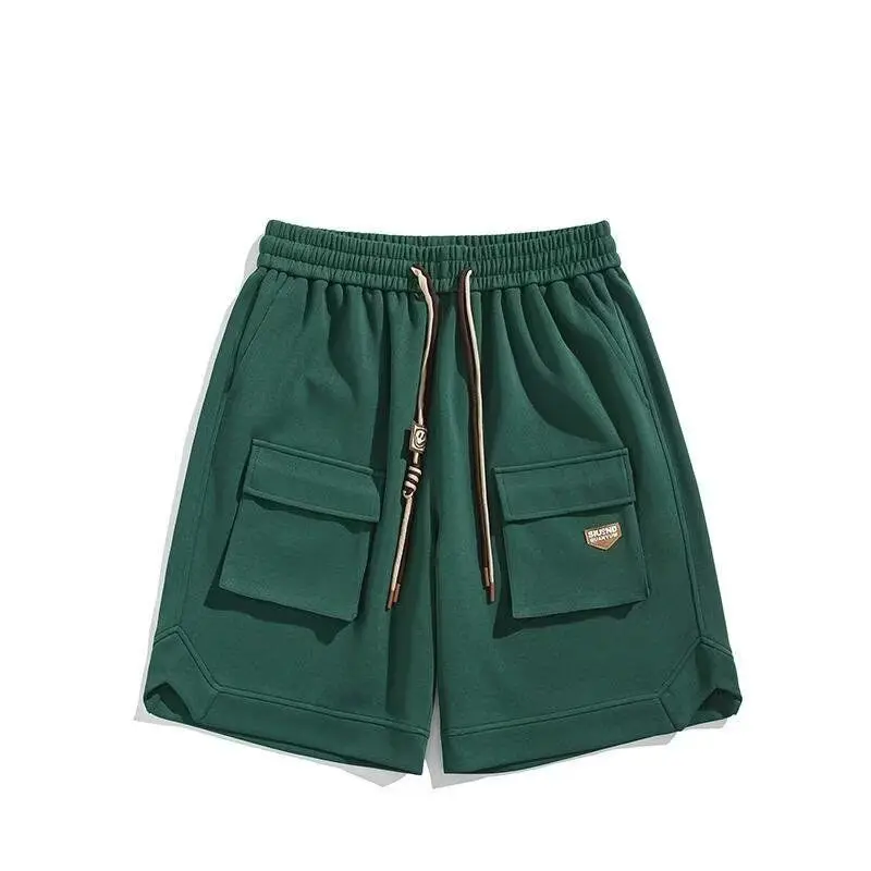 

Men's Summer Cargo Shorts Trendy Loose Straight Leg Casual Versatile Comfortable for Sports Outdoor Activities American Style