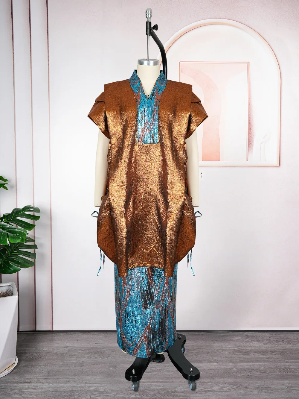 2 pieces vestidos de fiesta elegantes evening party dress traditional sets luxury abayas african dresses for women 2025