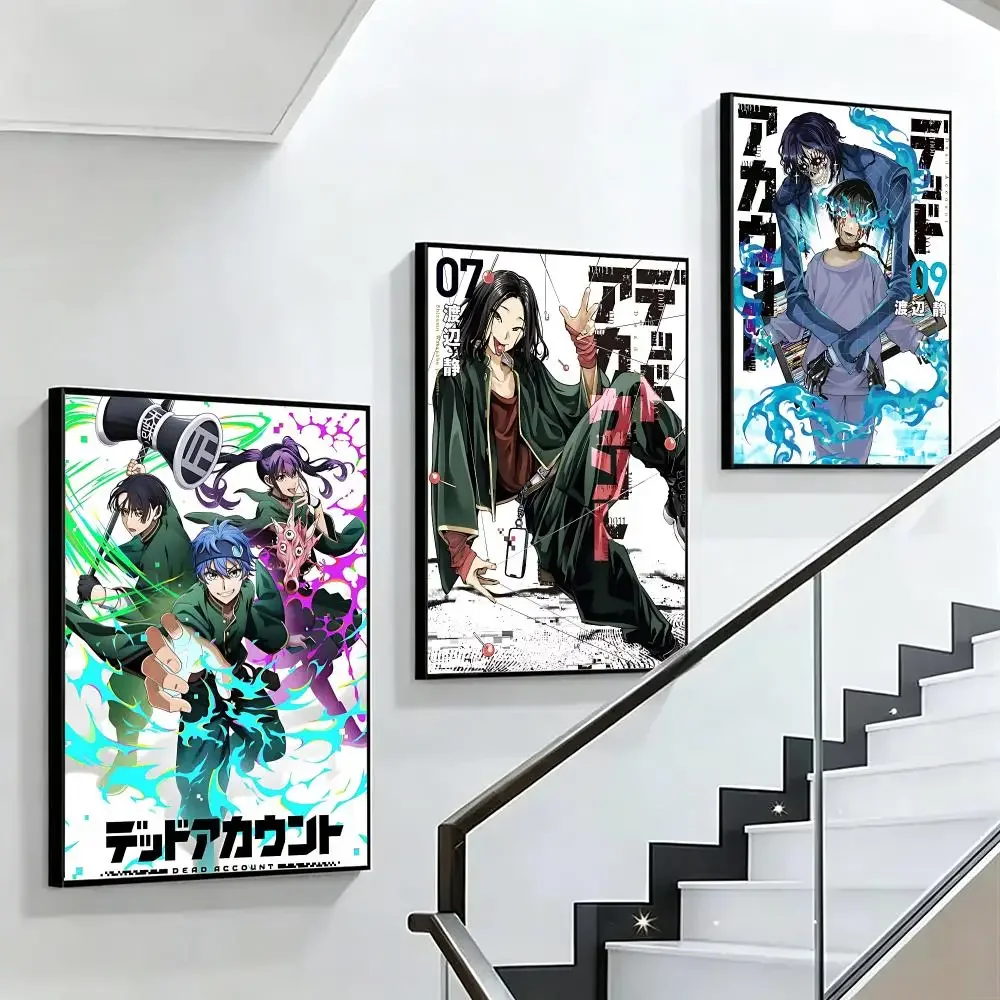 Comic Dead Account Poster HD Poster Black And White Simple Home Decor For Living Room Bedroom Corridor And Gift Giving