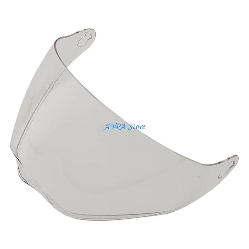 U13C Face Lens Replacement for MX9 Single Piece Curved Front Lens with Side Mount Points for Daily Commute Use, 1 Pack