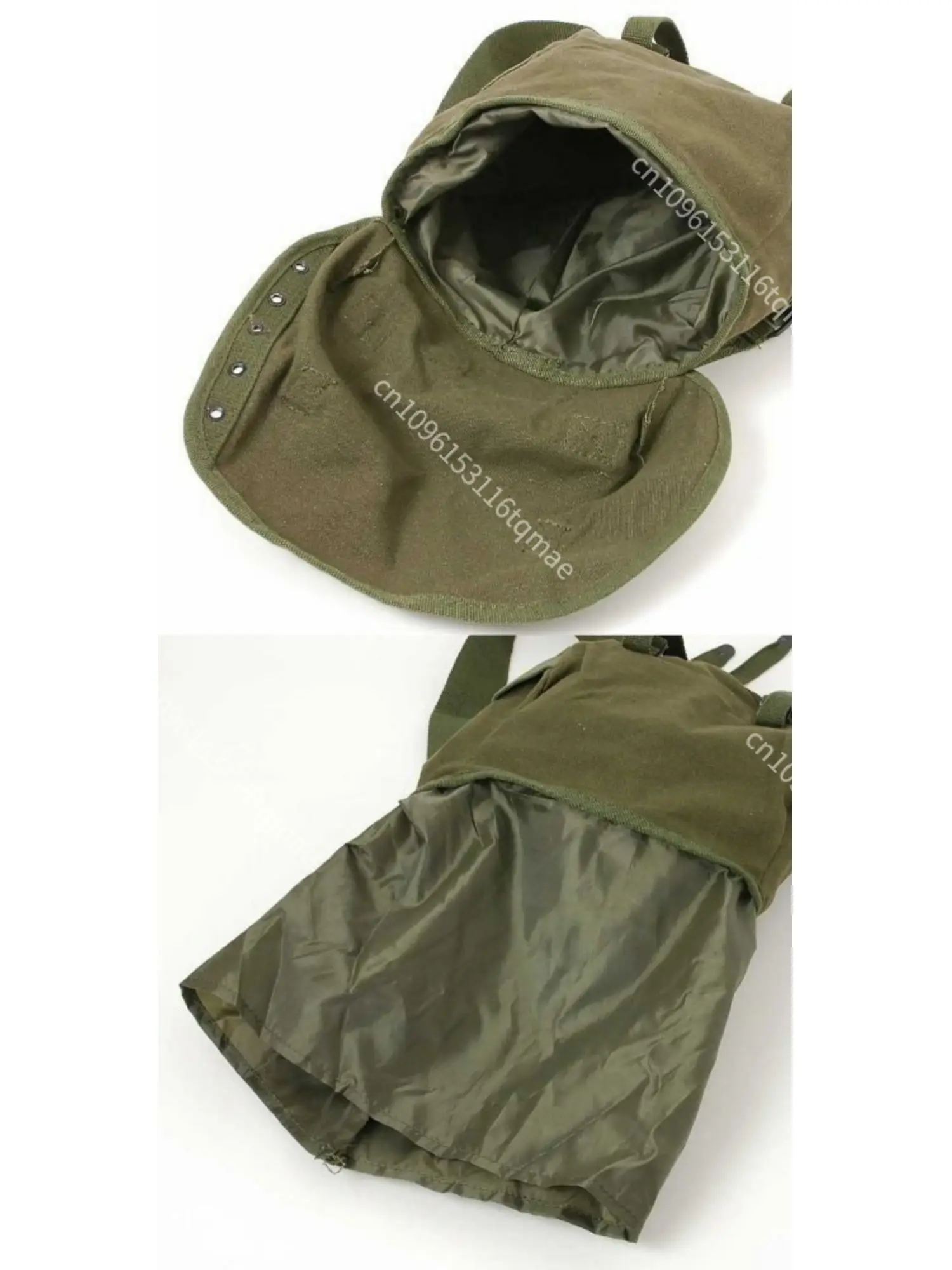 1 قطعة حرب فيتنام M1961 حقيبة قماش قنب الكتف الخصر حقيبة ريترو دراجة نارية الجانب حزمة لجمع الأفلام والتلفزيون الدعائم #6