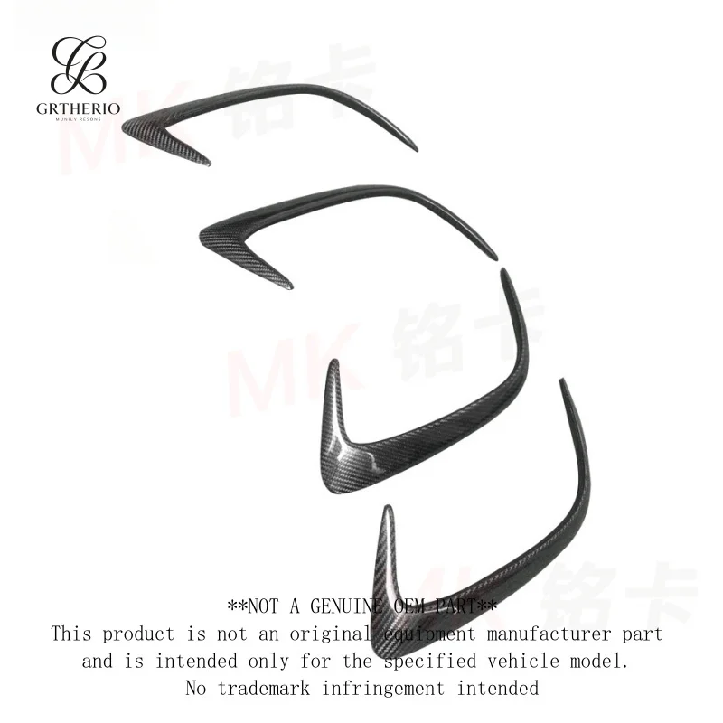For Mercedes-Benz CLA-Class W117 CLA45 FD Style Carbon Fiber Rear Bumper Spoiler Exterior Tuning Body Kit Accessories