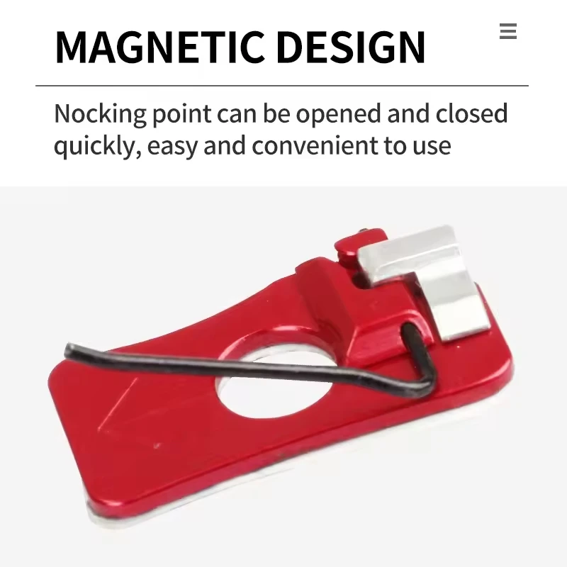 Archery Magnetic Steel Pin Arrow Rest Ultra Light 1.9g Aluminum Alloy Bow Accessories For Recurve Bow Hunting Shooting
