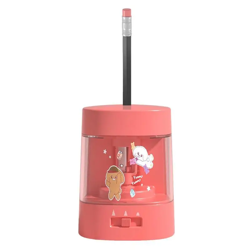 Automatic Electric Pencil Sharpener Durable Aesthetic Kawaii Stationery School Supplies Gifts For Kids Friends Students