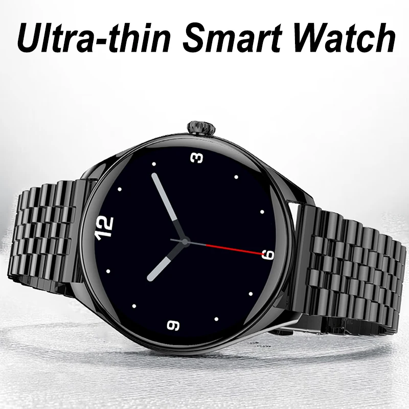 جديد رقيقة جدا ساعة ذكية الرجال النساء AMOLED HD عرض 100 + الرياضة معدل ضربات القلب HD بلوتوث دعوة مقاوم للماء ساعة ذكية لهواوي