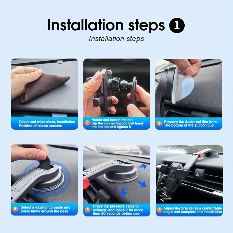 Car Phone Holder Stand Gravity Dashboard Phone Holder Universial Mobile Phone Support For iPhone 13 12 Pro Xiaomi Samsung