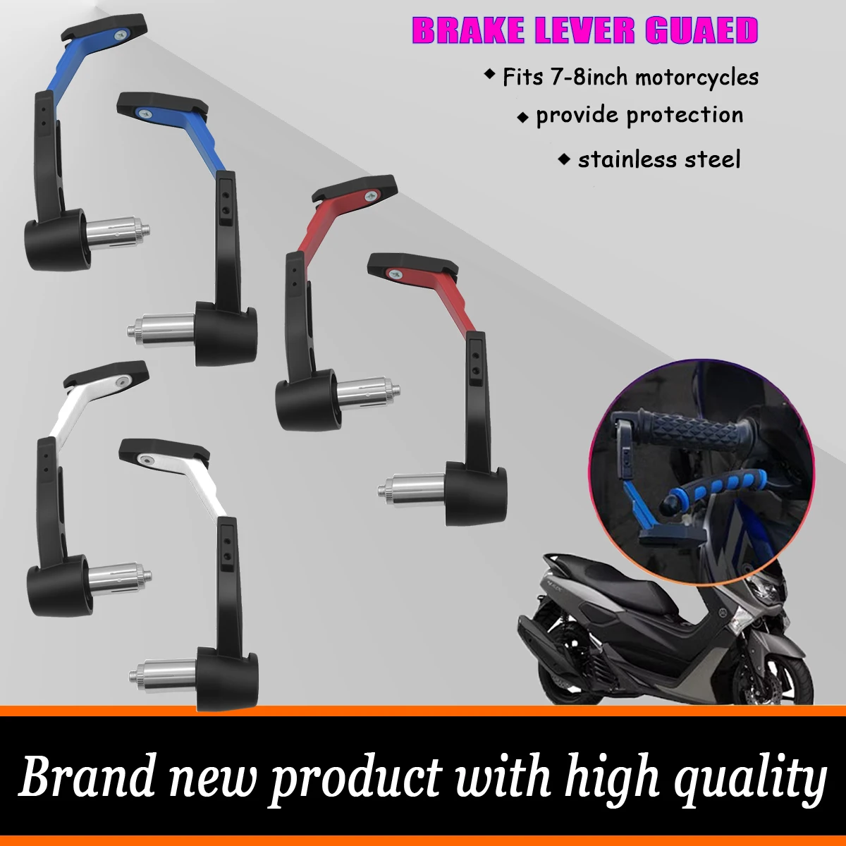 New Motorcycle Modification Accessories, Horn Windproof Handguard, Universal Rider Handle Protective Cover