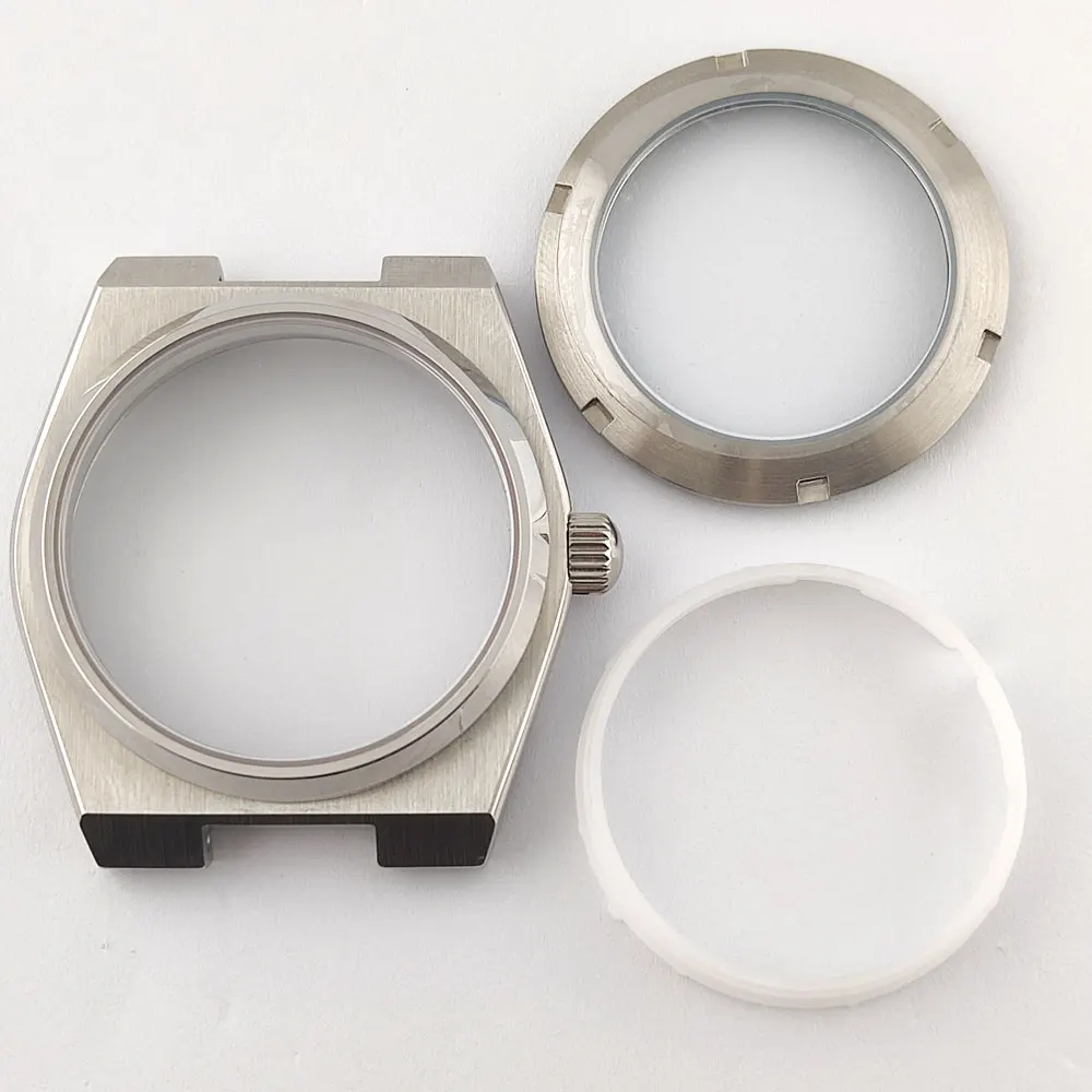 NH35/NH36 حافظة 40 مللي متر حافظة ساعة زجاج الياقوت حافظة من الفولاذ المقاوم للصدأ تناسب NH34/NH35/NH36 ملحقات ساعة الحركة الأوتوماتيكية #3