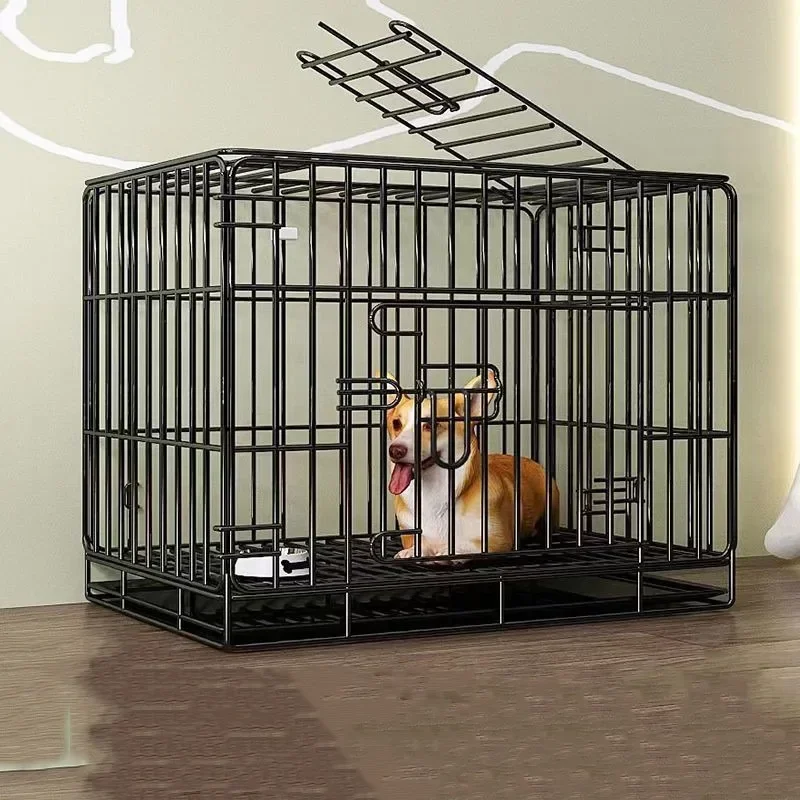 Small Dog Large and Medium-sized Dog Cage Cat Cage Home Indoor Cat Rabbit Teddy with Toilet Thick Pet House Product