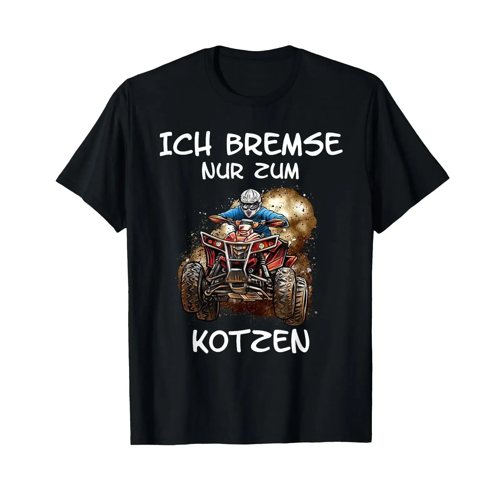 ATV Offroad Quad Biker T Shirt  vintage Washed graphic streetwear Unisex Top For Everyday Wear Stretched Comfortable Versatile