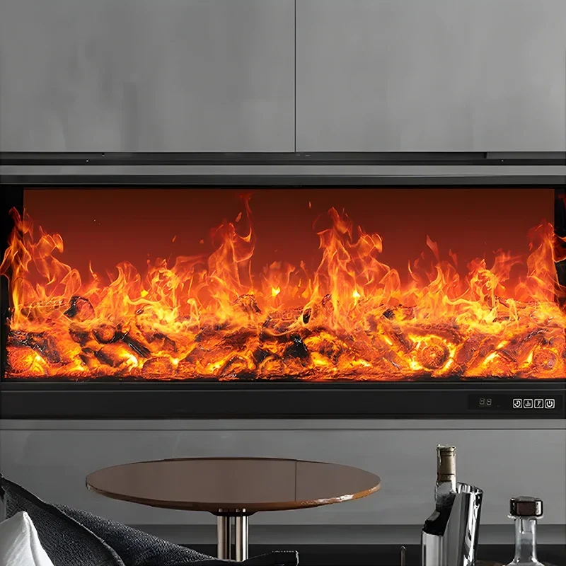Electric Fireplace 800mm/31.5inch America Modern Style Decoration Fireplace Electric Heater Electric Stones with Remote Control