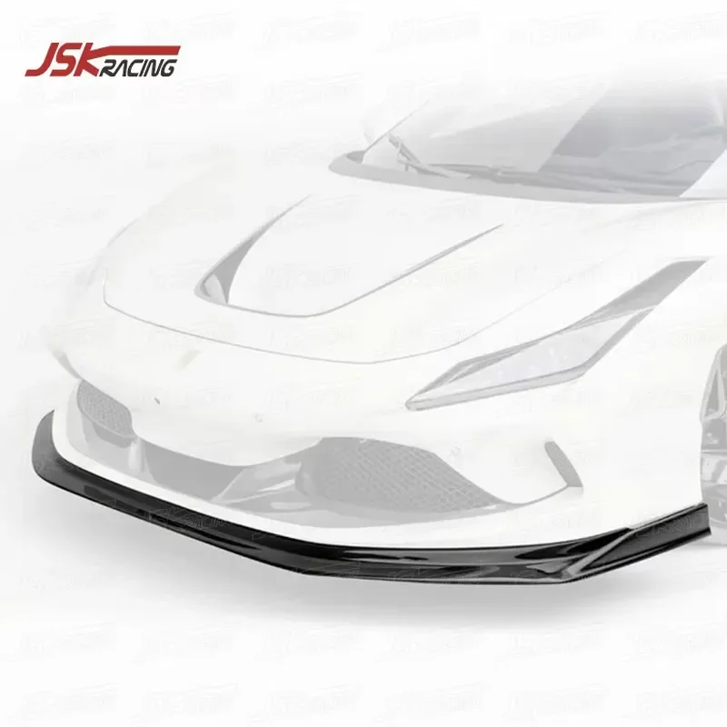 Vorstein Style Carbon Fiber Front Lip Front Bumper Lip for Ferrari F8 2019-2021