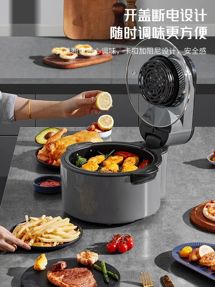 Aux air fryer household without turning over visual multi-function intelligent new oven all-in-one electric fryer