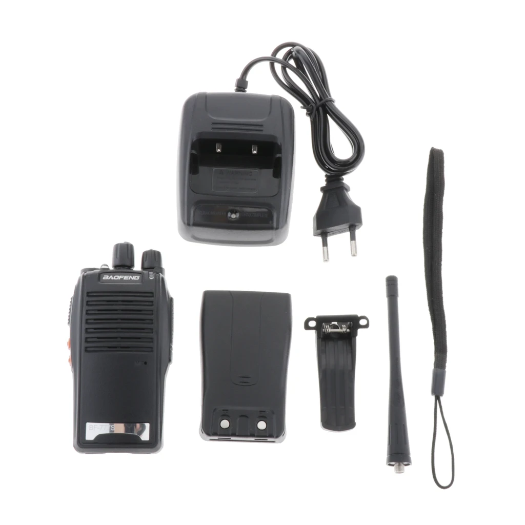 Baofeng-BF-777s Walkie Talkie with Earphone, Interphone, UHF Interphone, Two-Way Radio, Ham Radio, 5W, 16CH, UHF, 1 Piece