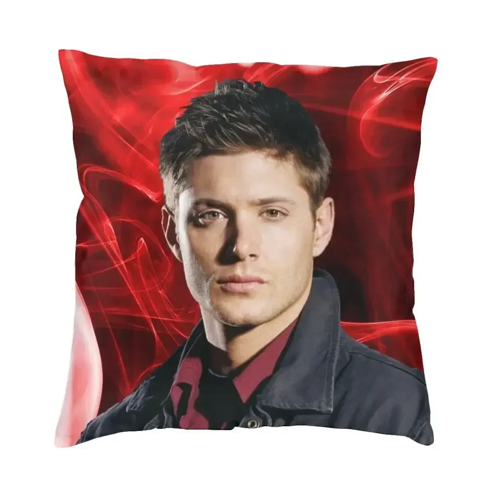 Carry On My Wayward Son Supernatural Cushion Cover Double-sided Print Floor Pillow Case for Sofa Fashion Pillowcase Home Decor