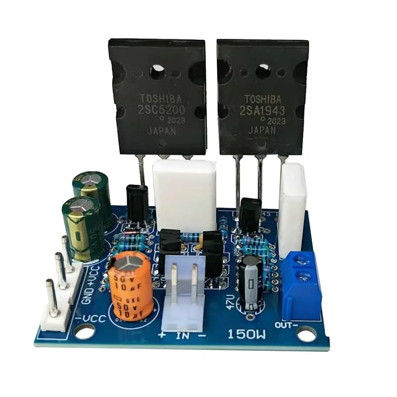 Toshiba 2SC5200 2SA1943หลอด150W Mono Channel Audio Amplifier Board DC 20-45V