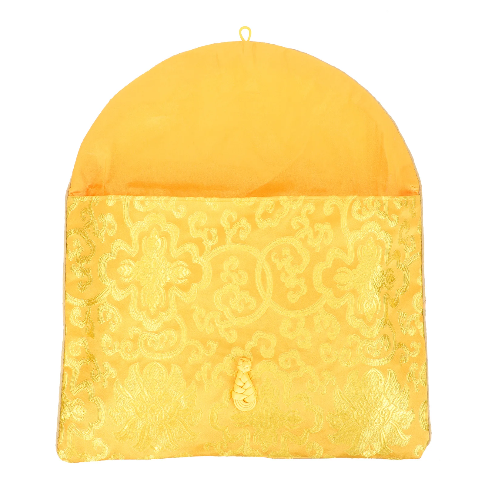 Chinese Silk Brocade Envelope A4 Size Multi-Function File Pouch Gift Card Holder Embroidery Knot Closure For Weddings