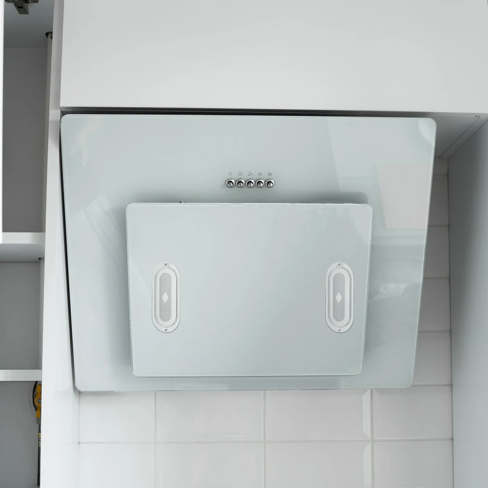 

2 шт. овальные пластиковые плафоны для вытяжки, сменные аксессуары для освещения кухонной вытяжки, крышки для лампочек