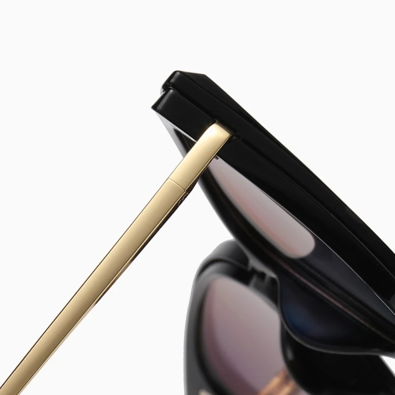 GJ OPTICIAN جديد البلاستيك التيتانيوم عدسة الاستقطاب النظارات الشمسية العلامة التجارية مصمم تصميم المرأة مكافحة الضوء الأزرق القراءة النظارات البصرية