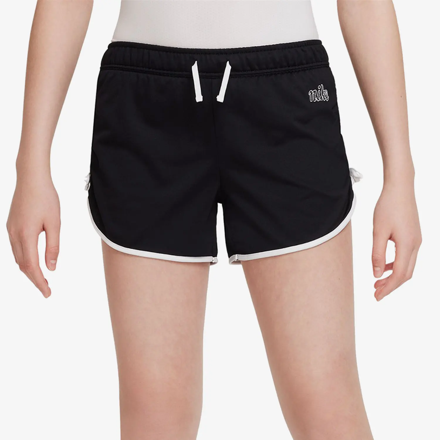 Nike Official DRI-FIT New Big Kids شورت رياضي للجري قابل للتنفس DQ9082-010