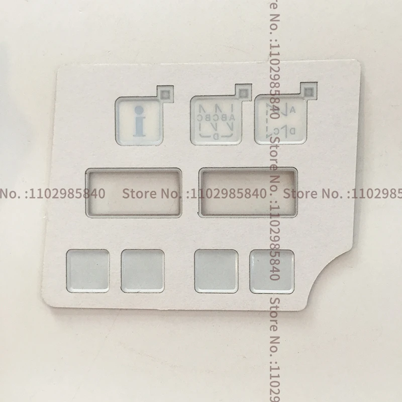 JUKI 8700-7 8700A-7 8700B-7 Operation Panel Sheet Operation Unit Panel Board Membrane Button Switch Paper Sticker Keyboard Sheet