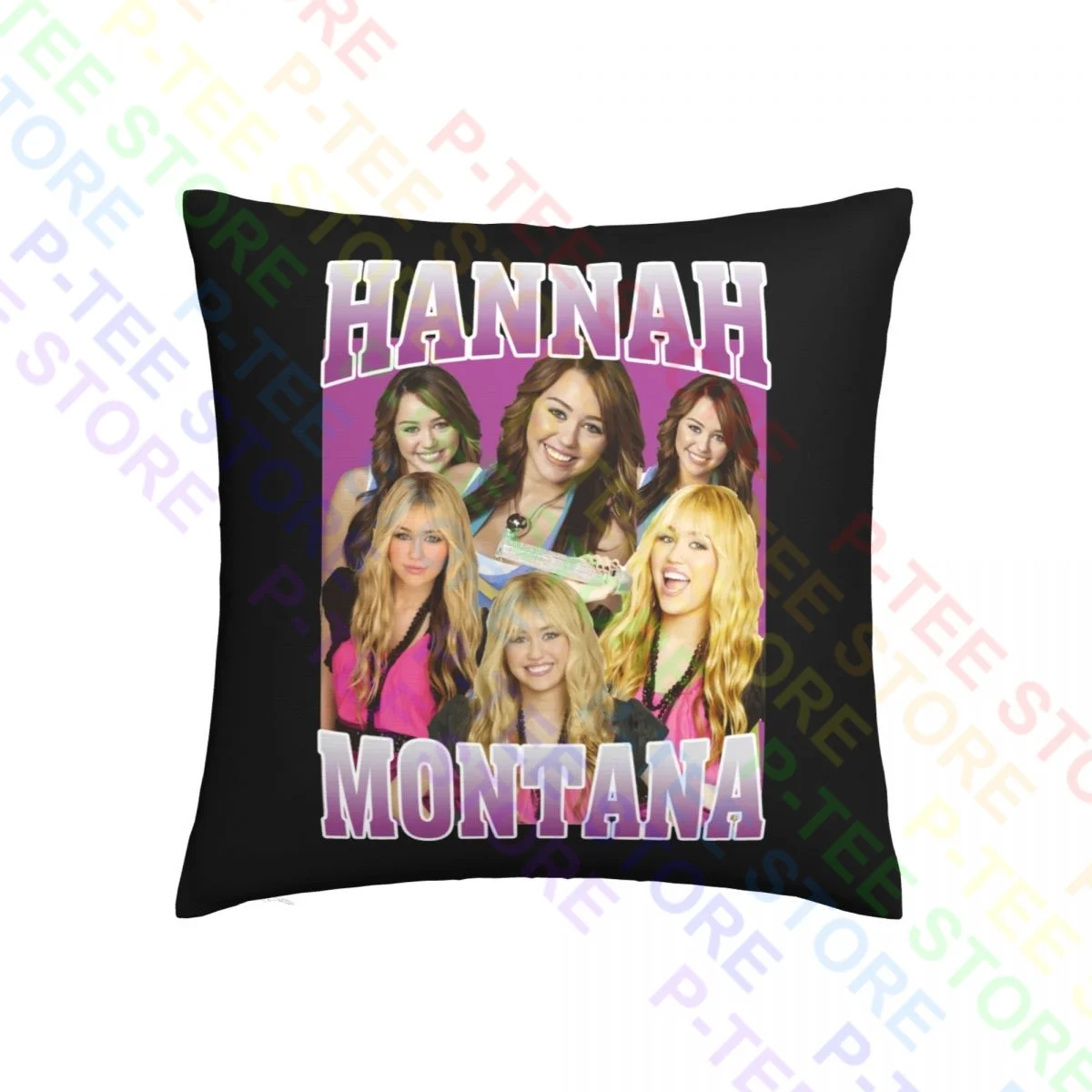 Autumn Hannah Montana Miley Cyrus Music Rap Hip-Hop Throw Pillow Cover Pillowcase Healthy Customized High-Density