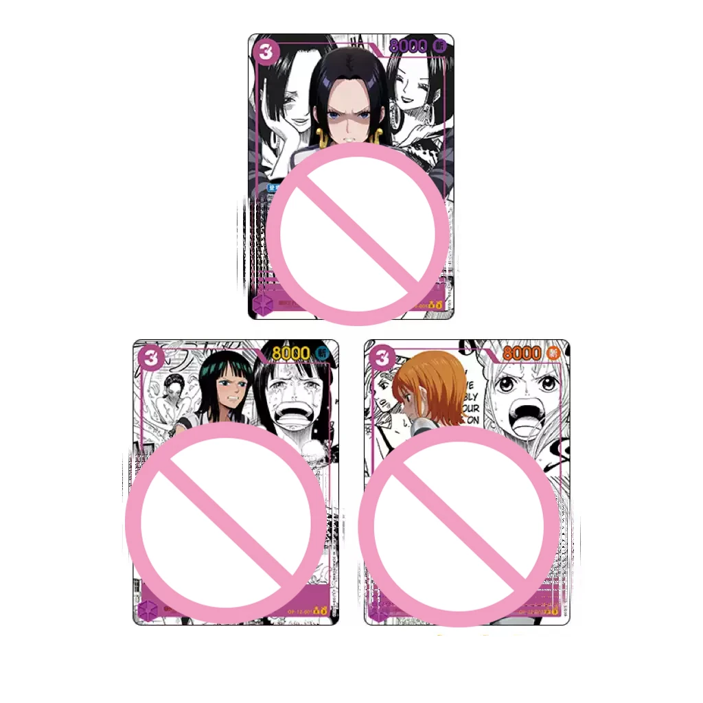 

DIY 3pcs/set ONE PIECE Opcg Boa·Hancock Self Control Collect Signature Trading Flash Card Anime Cartoon Gift