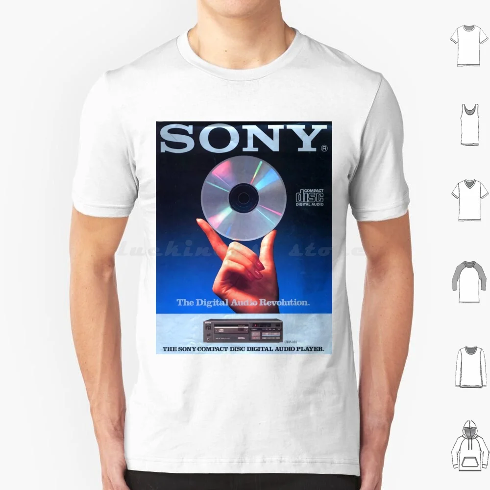 Digital Retro T Shirt Cotton Men Women DIY Print Compact Disc Digital Retro 2000 Compact Disc Retro